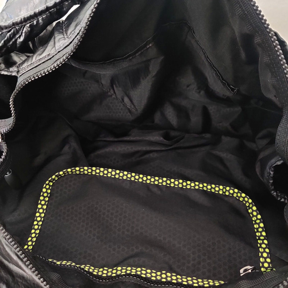Nike Victory Gym Tote Duffle Workout Bag Shiny Black Travel Trip BA4905-001 Rare - Picture 5 of 16